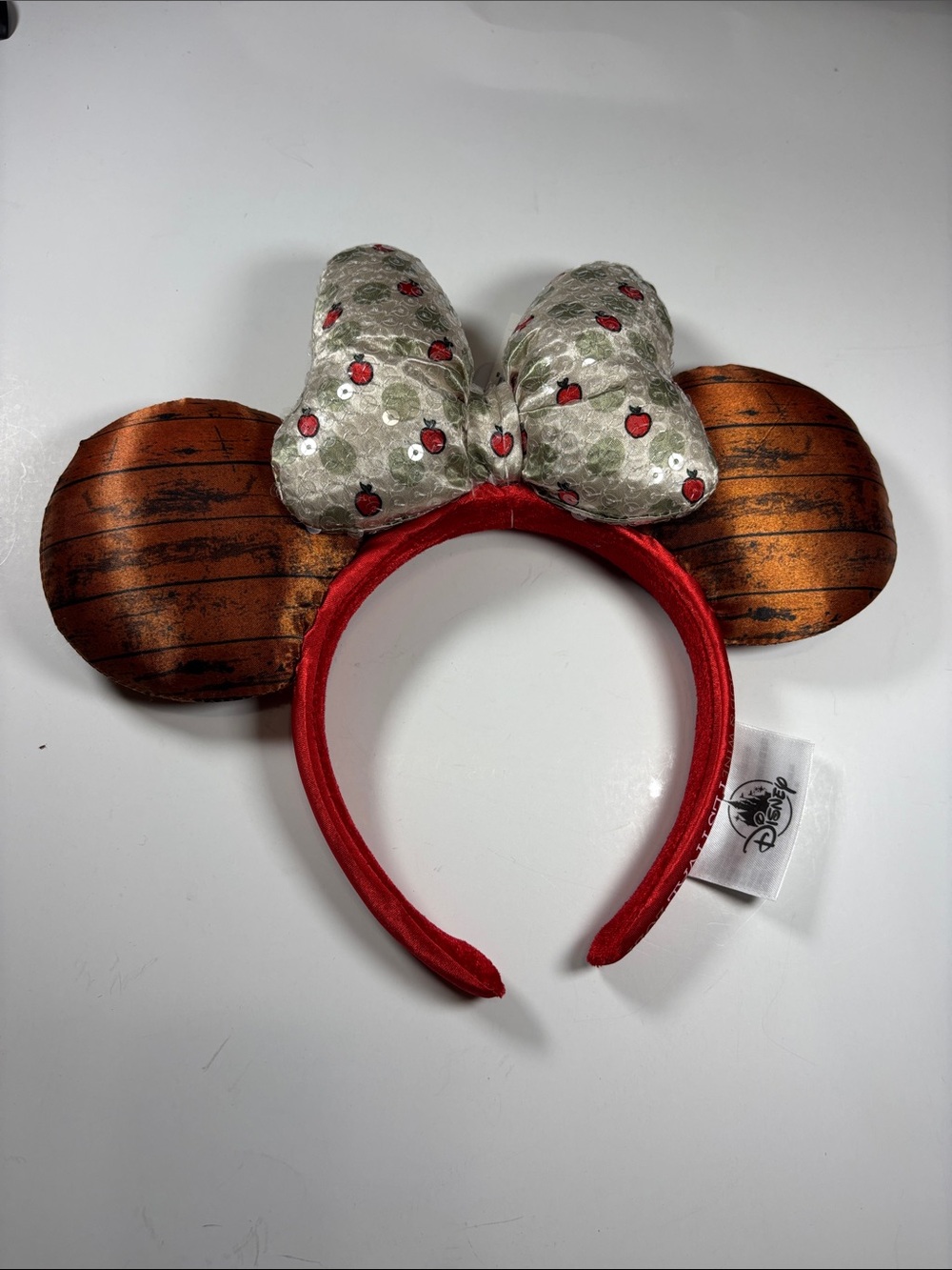 Disney Minnie Mouse Ears Headband EPCOT Food & Wine Festival Apple Orchard 2021